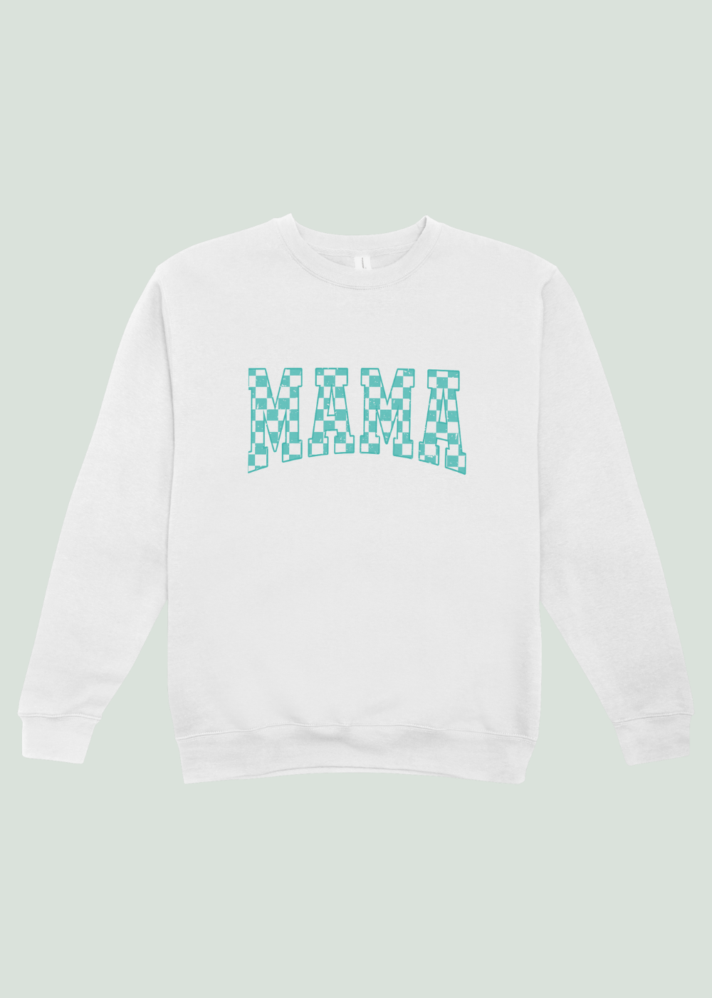 Distressed Checkered Mama