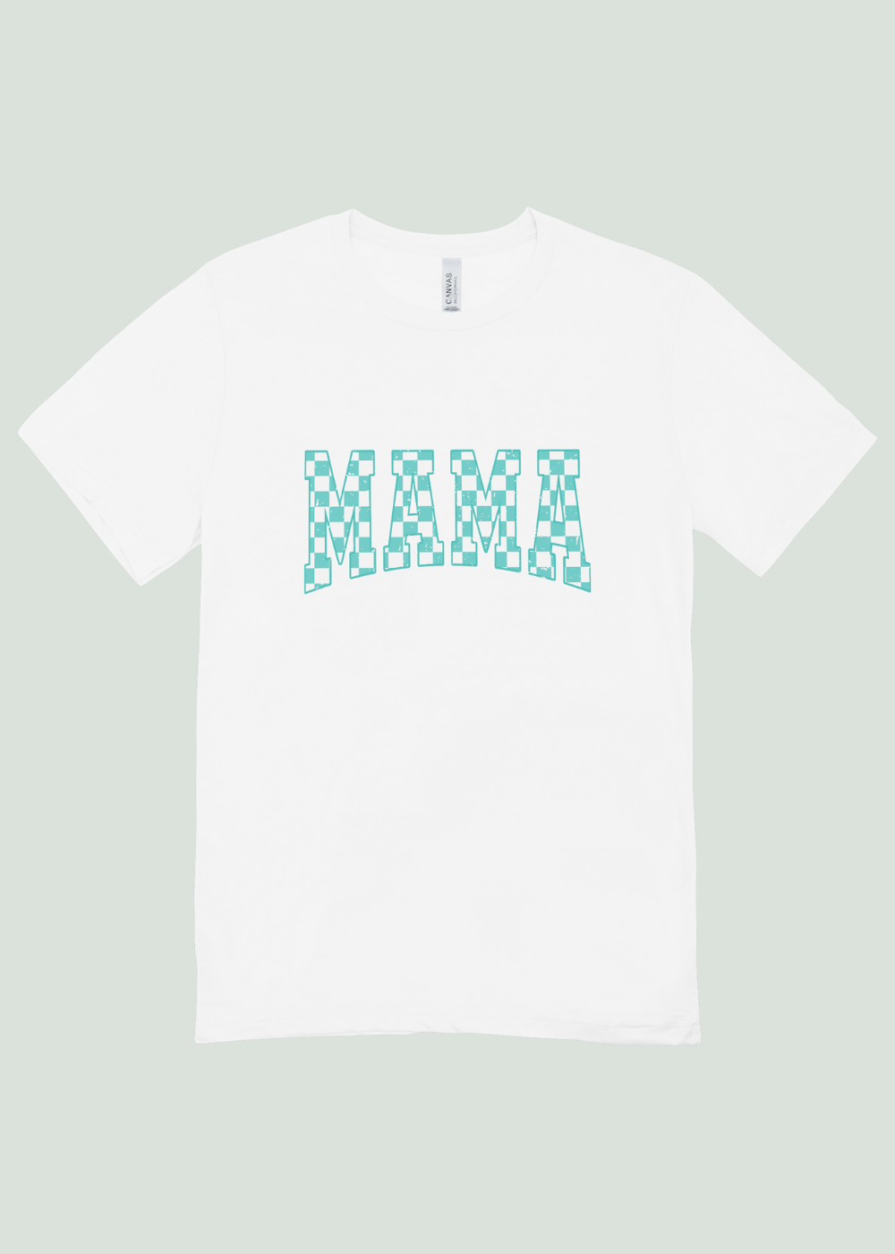 Distressed Checkered Mama