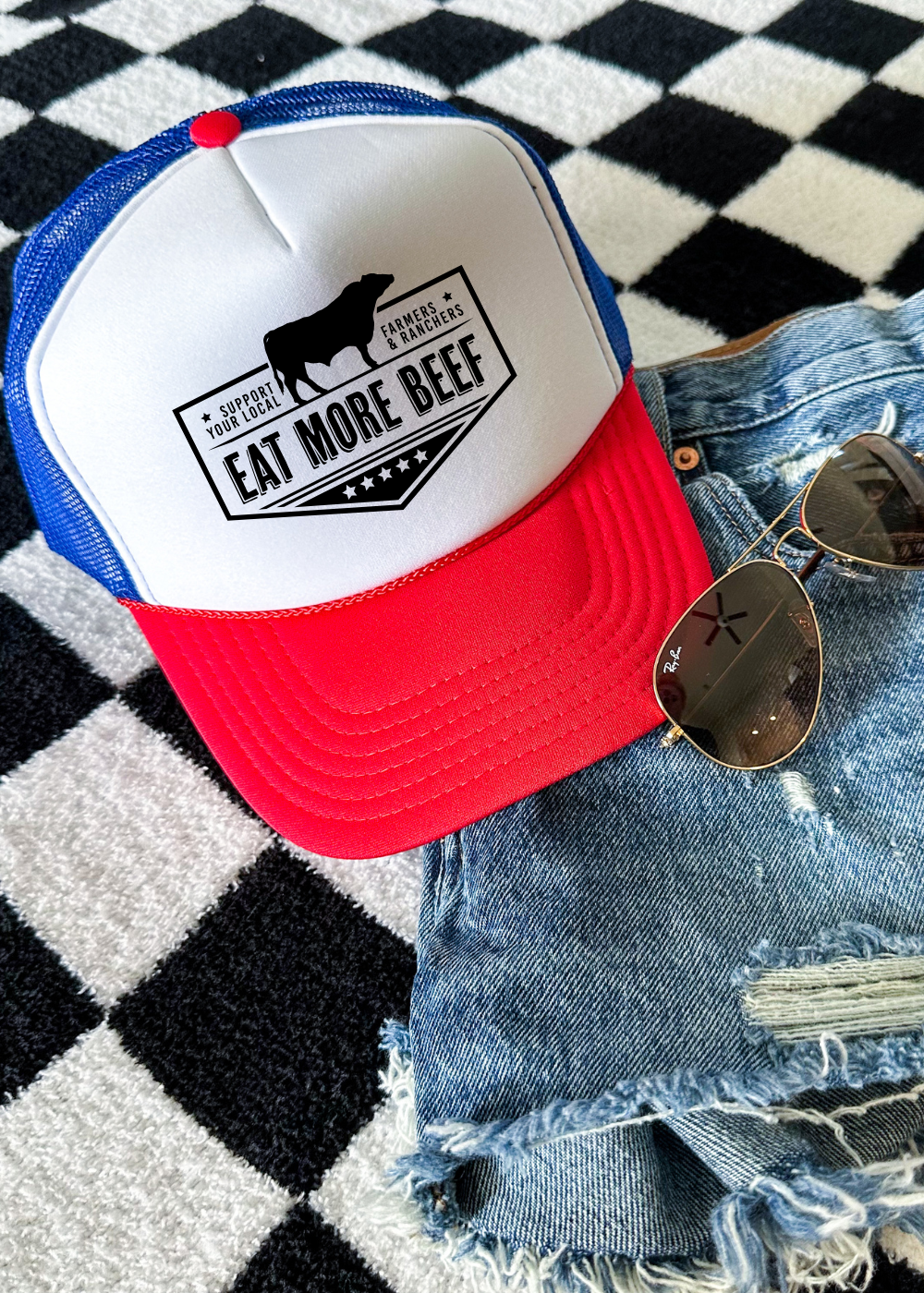 Eat More Beef Trucker Hat