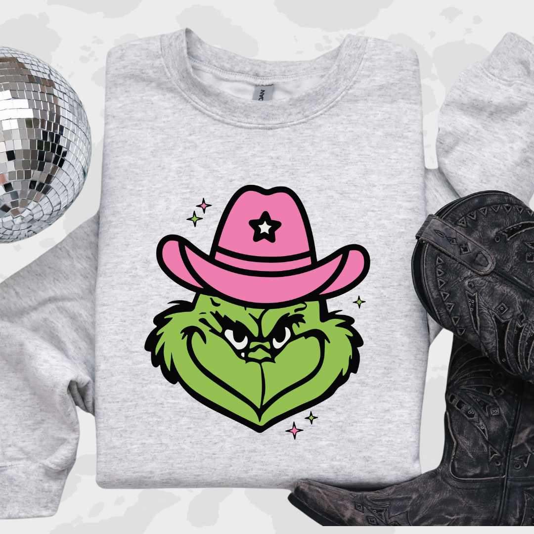 Howdy Mr. Grinch - Pink