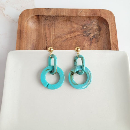 Cora Earrings - Torquoise