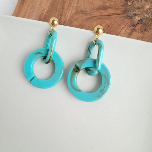 Cora Earrings - Torquoise