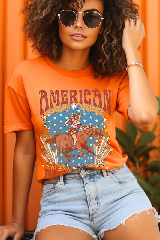 American Cowgirl Graphic T Shirts