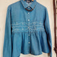 The Loopty Lou Long Sleeve Denim Top-L/XL