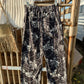 The Catching Cowboys Western Print Pants