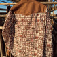 The Western Squares Pearl Snap Top
