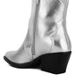 Wales Metallic Faux Leather Bootie