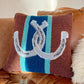 The Striped Double Horseshoe Hook Pillow