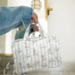 Western Blues Striped - Clear Coat Toiletry Case