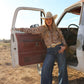 The Western Squares Pearl Snap Top