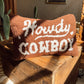 The Howdy Cowboy Hook Pillow