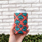 Turquoise Spades Drink Sleeve - Standard