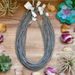Silver-Plated 4 mm Bead Necklace – 20”