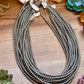 Silver-Plated 4 mm Bead Necklace – 20”