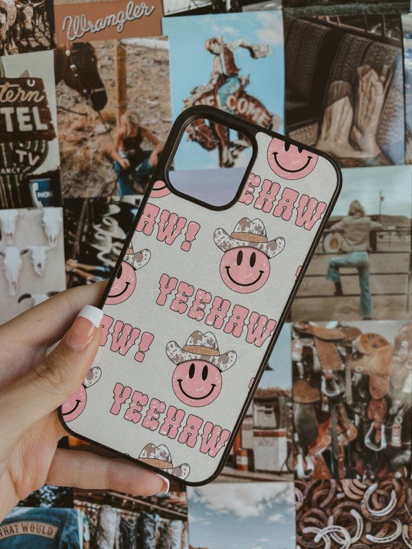 Pink Smiley iPhone Case