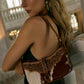 Myra Yellowstone Timberline Handtooled Bag in Walnut Brown