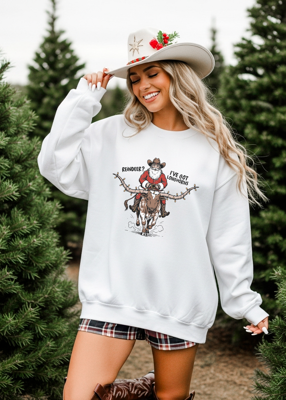 A Longhorn Sleigh Ride