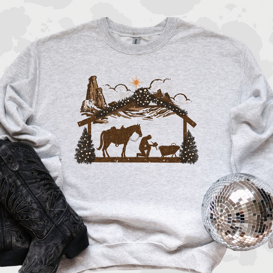 Cowboy In A Manger