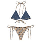 Western Check string bikini