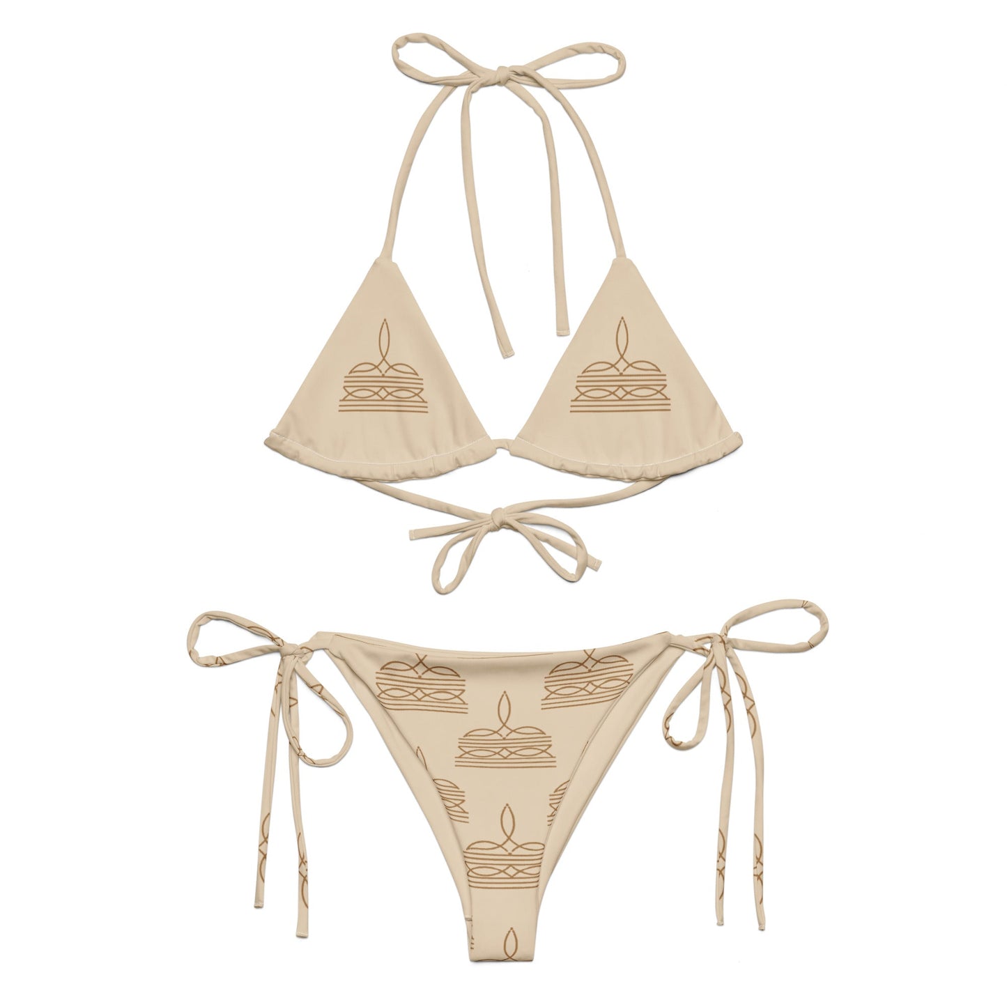 Cowboys Stitch string bikini