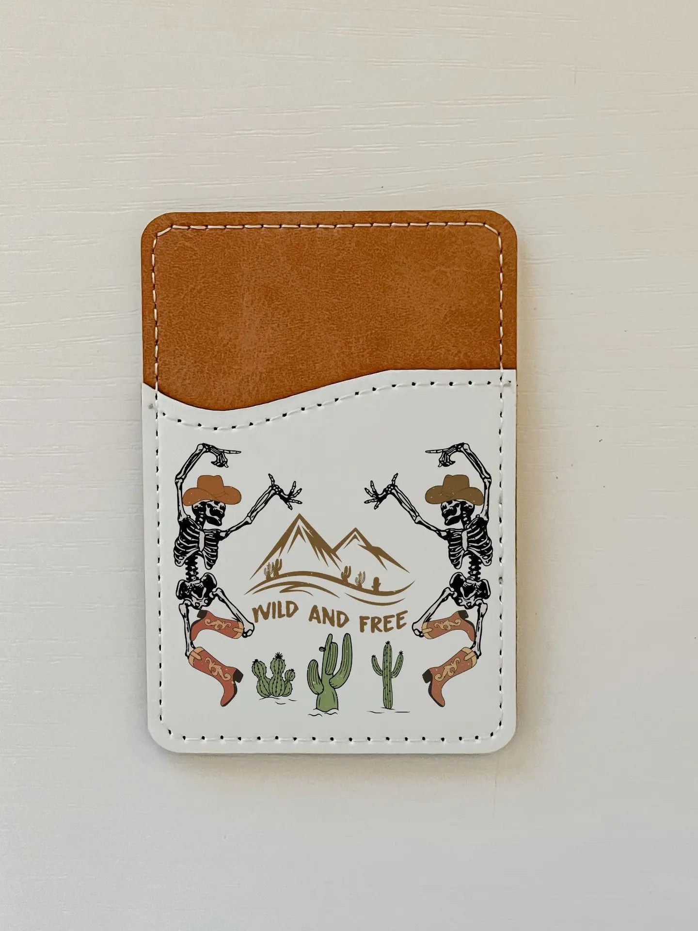 Aesthetic Cowgirl Leather Card Holder